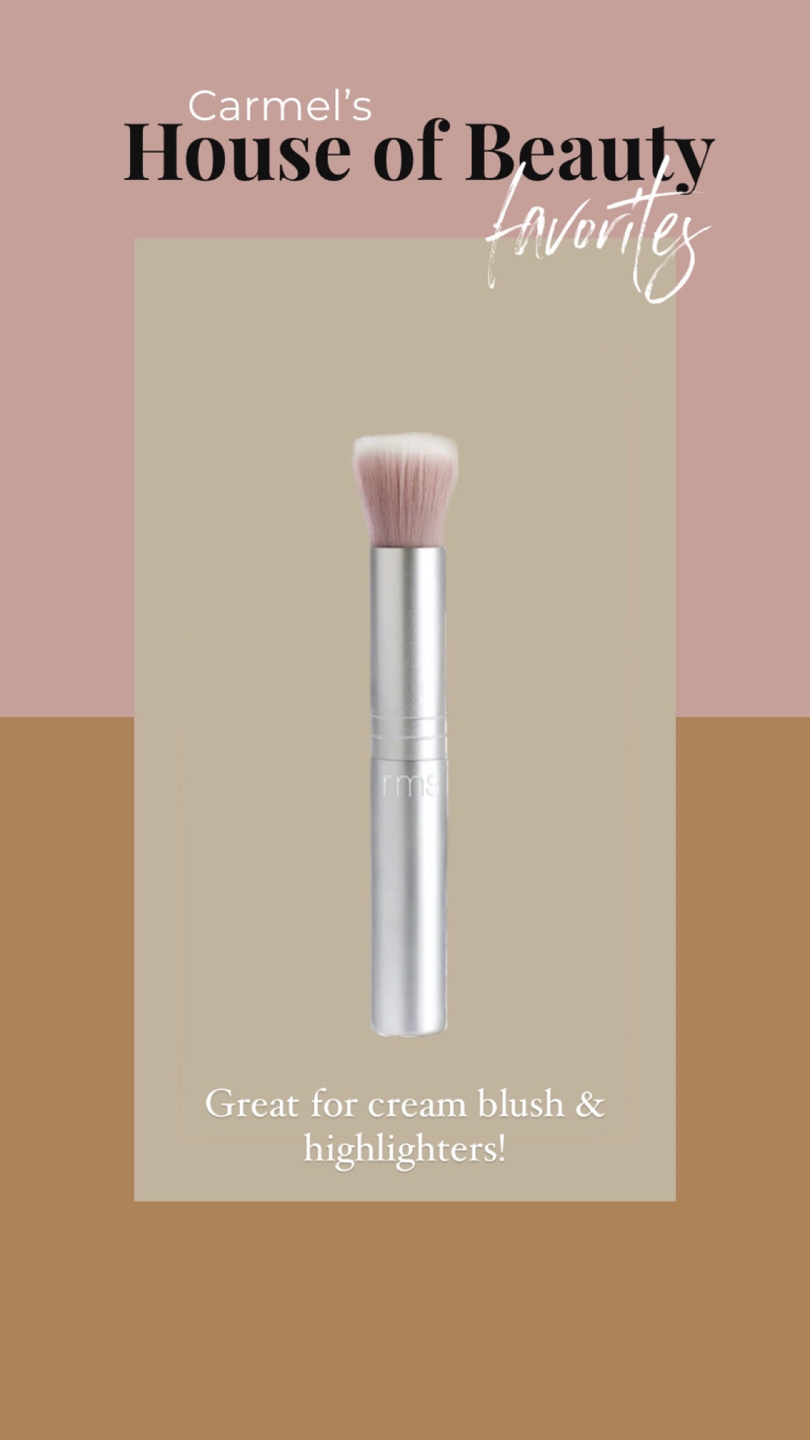  The best blush brush for cream makeup 🙌🏽 #carmelshouseofbeauty 

#LTKbeauty #LTKunder50