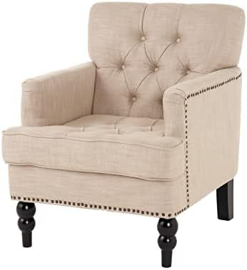 Amazon.com: Great Deal Furniture Tufted Club Chair, Decorative Accent Chair with Studded Details ... | Amazon (US)