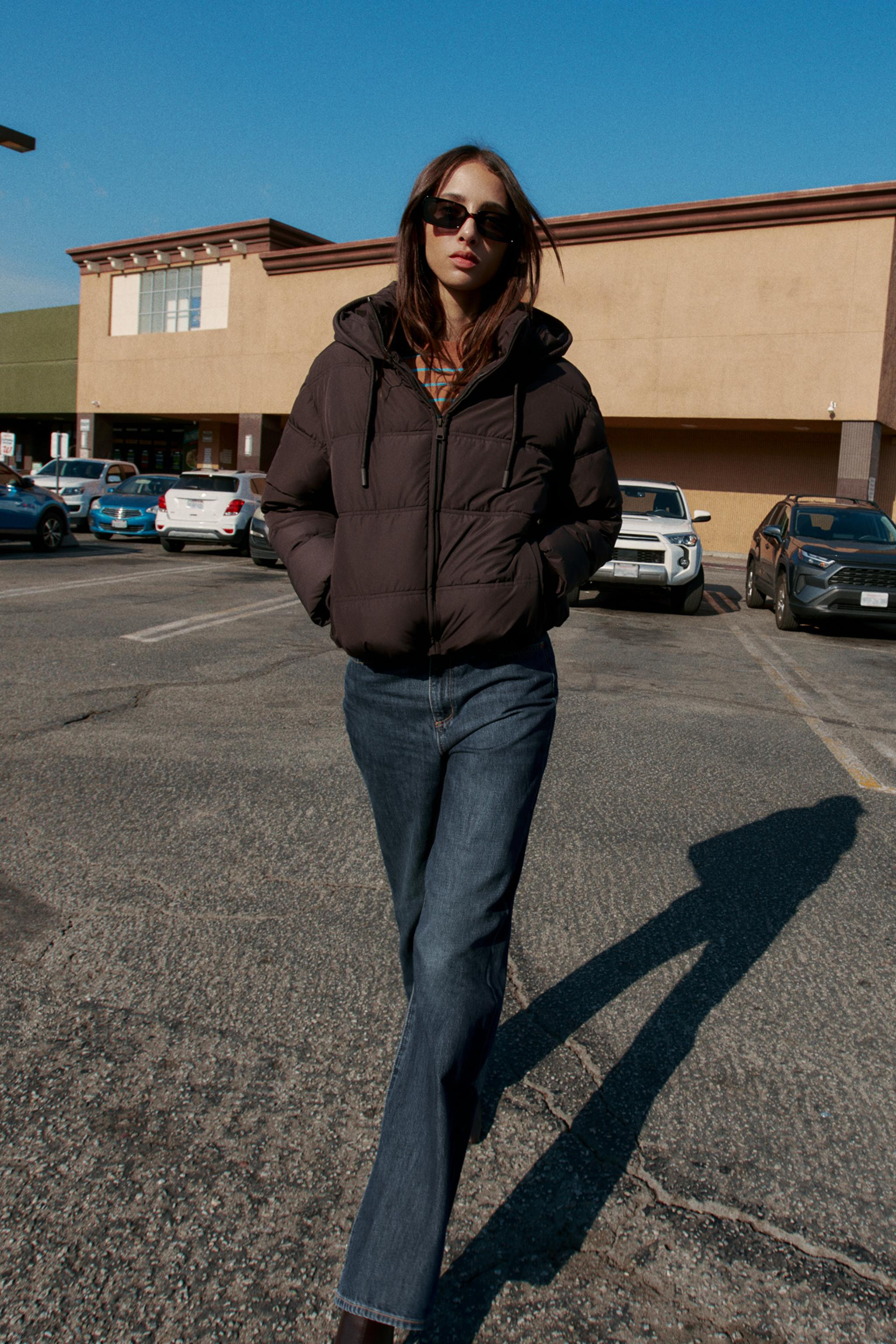 SHORT WATER-REPELLENT WINDPROOF PUFFER ANORAK | Zara UK