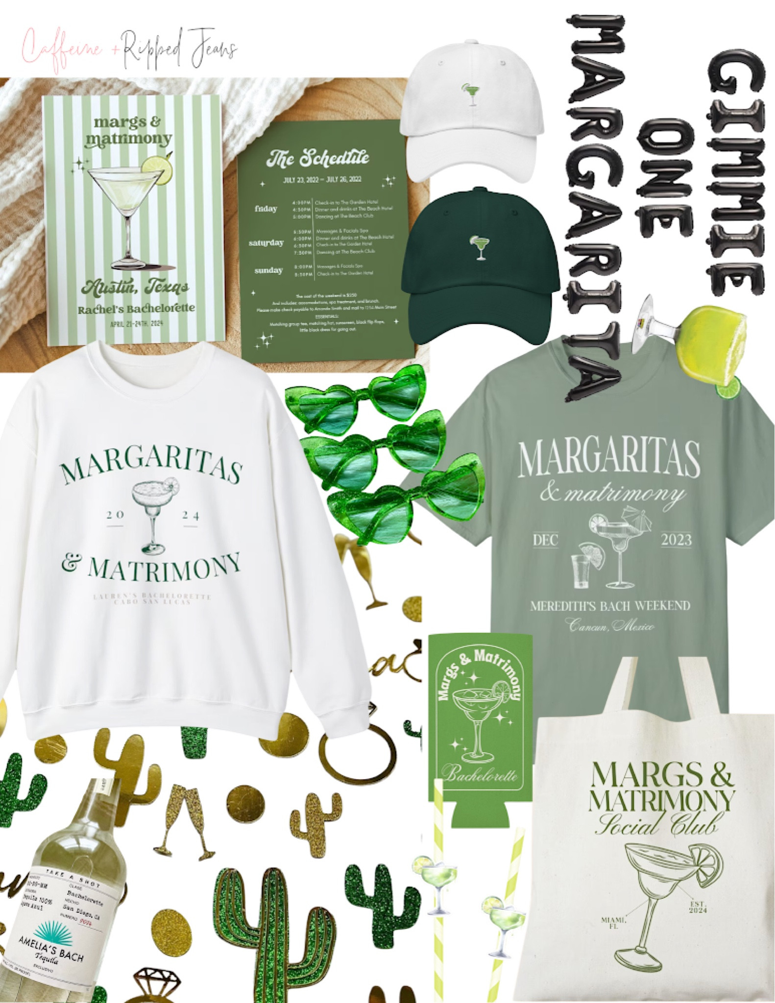 // margs and matrimony bachelorette party theme // margs + matrimony // bridesmaid gift // bridesmaid shirts // bachelorette party // 

#LTKwedding #LTKfindsunder50 #LTKparties