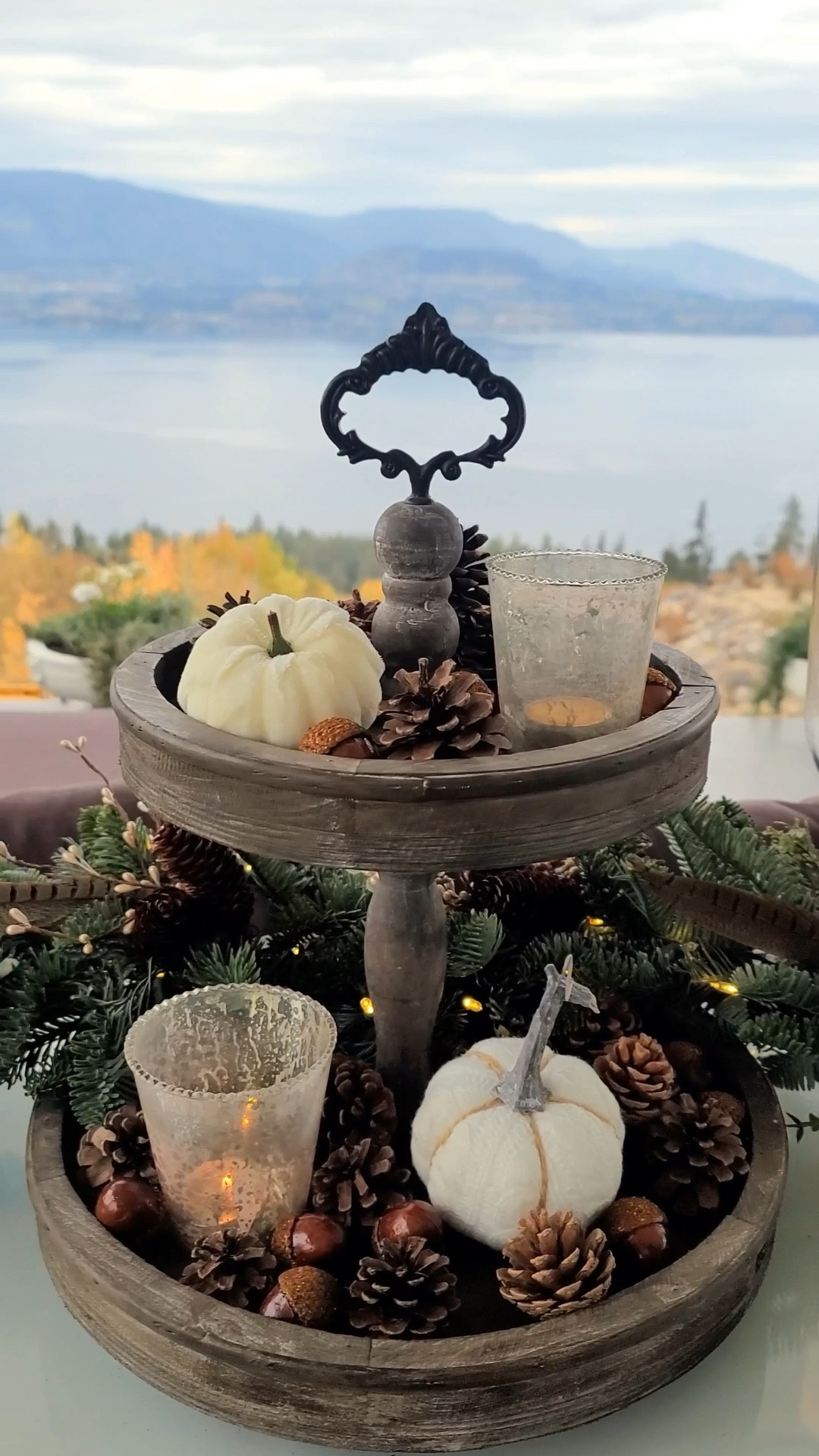 Natural elements create a cozy and relaxing environment especially during fall. Start with a garland that looks so real, add a few pheasant feathers, some pumpkins and candles and just that easy you have a beautiful tablescape!

#LTKHoliday #LTKHome #LTKSeasonal