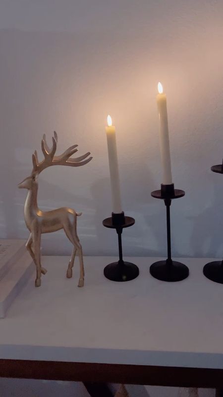Amazon find- frameless candles 😍 They’re so realistic!!! Battery operated and comes with a remote! A must!!! 

Amazon home, living room, entry way decor, Christmas decor 

#LTKsalealert #LTKhome #LTKHoliday