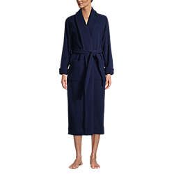 Women's Cotton Terry Long Spa Bath Robe | Lands' End (US)