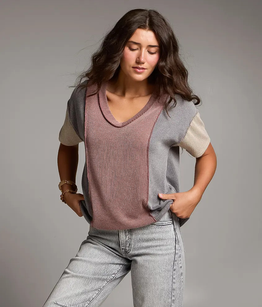 Color Block Top | Buckle