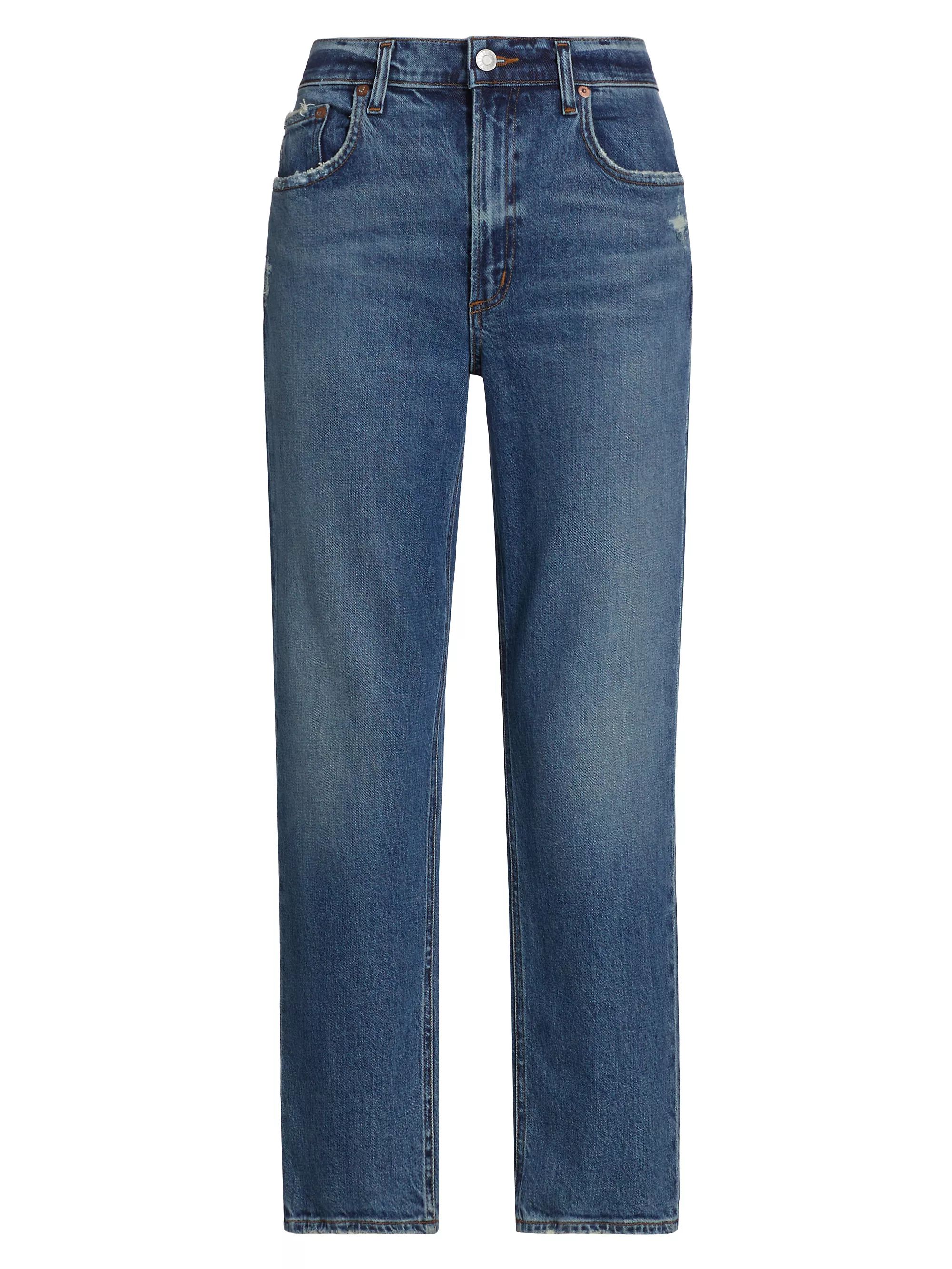 Kye Cropped Straight-Leg Jeans | Saks Fifth Avenue