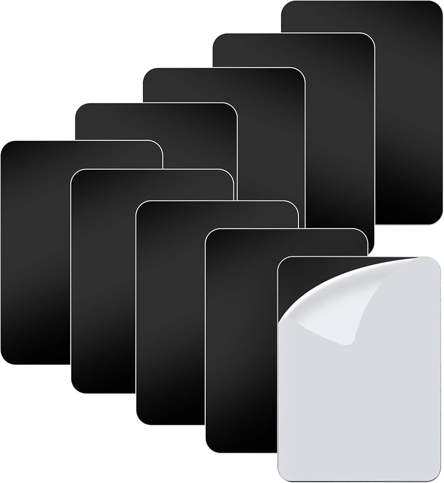 Metal Plate for DJI OSMO Pocket 3 Magnetic Mount or Cage (9 Pack), Stick-on Iron Sheet with Back ... | Amazon (US)