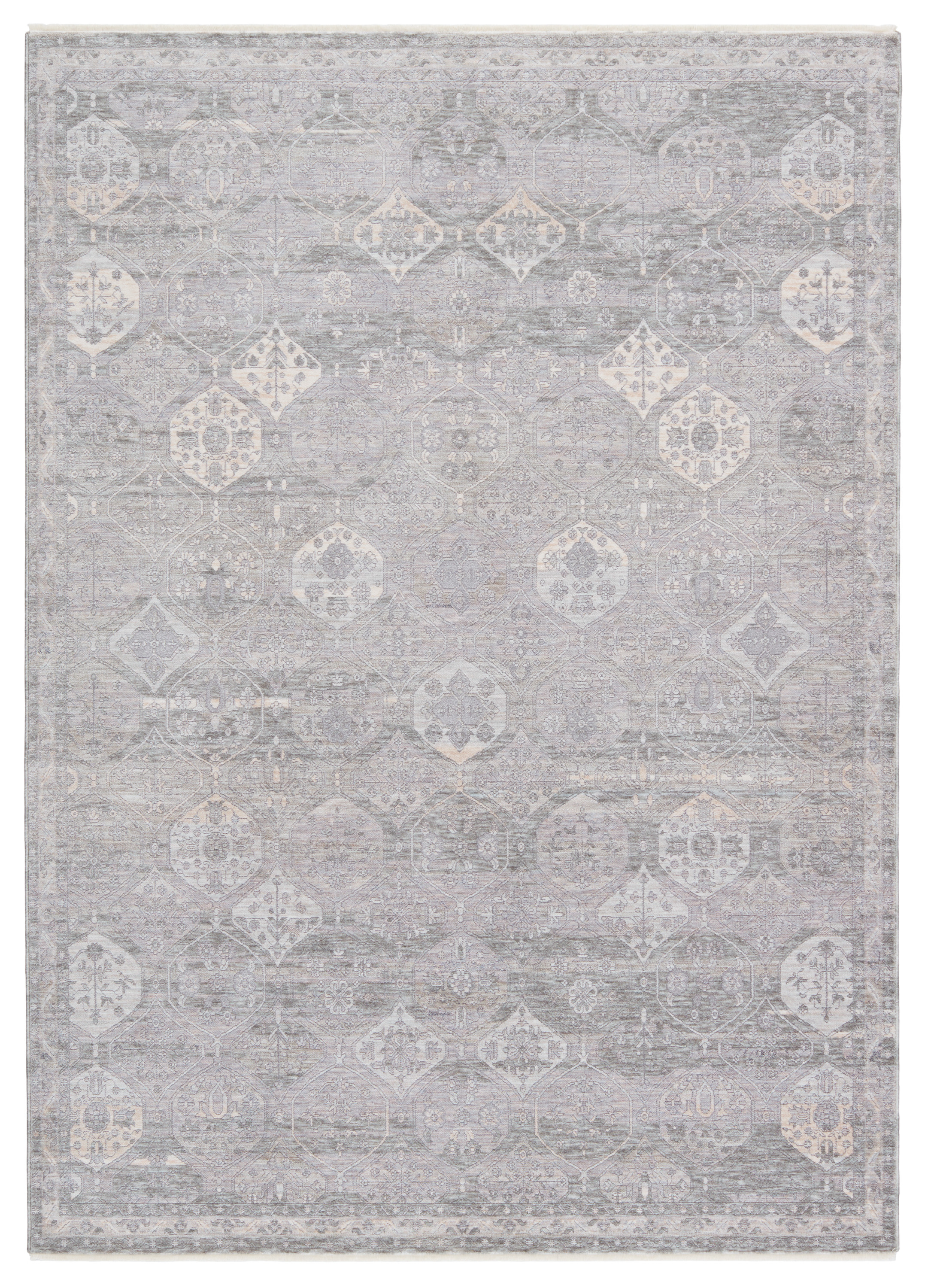 Kiernan Trellis Gray/ Beige Rug | Scout & Nimble