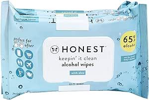 The Honest Company Sanitizing Alcohol Wipes, Unscented, 150 Count | Amazon (US)