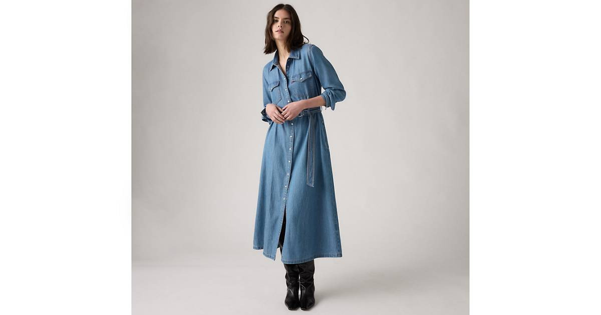Quincey Long-sleeve Maxi Dress | Levi's US