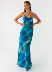 Journey Maxi Dress - Blue Tie Dye | Peppermayo (Global)