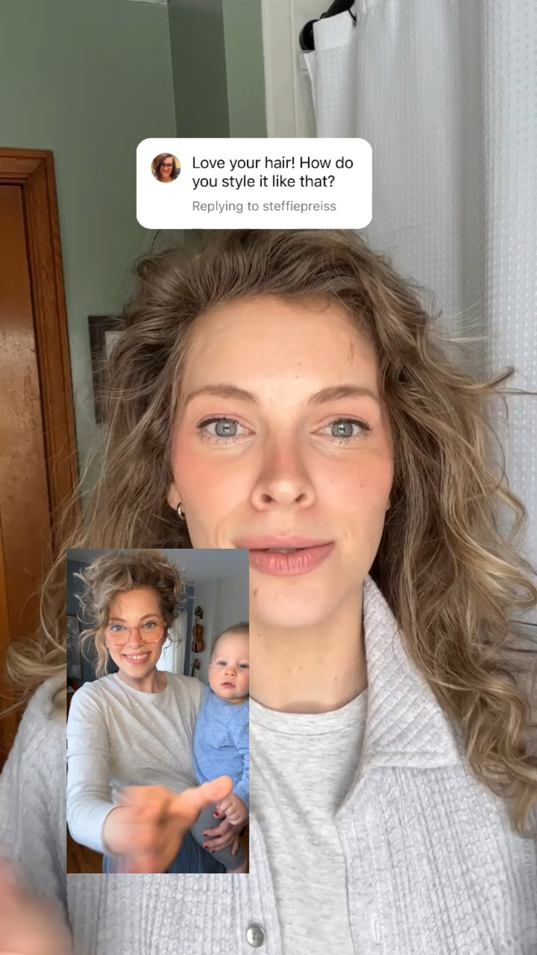 It’s so easy I feel dumb even making a video but here it is! And here are my FAVORITE clips! These clips STAY and they are seriously unbreakable! 

I personally wear a size medium for the clips and I have fine hair but A LOT of it! If you have thicker hair, I would opt for the large. And if you have more fine hair I would go for the small 🫶