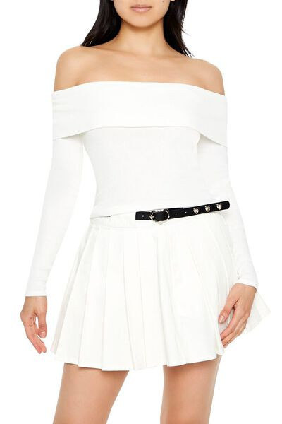 Foldover Off-the-Shoulder Top | Forever 21