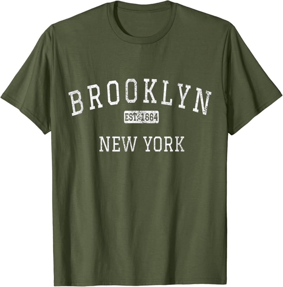 Brooklyn New York NY Vintage T-Shirt | Amazon (US)
