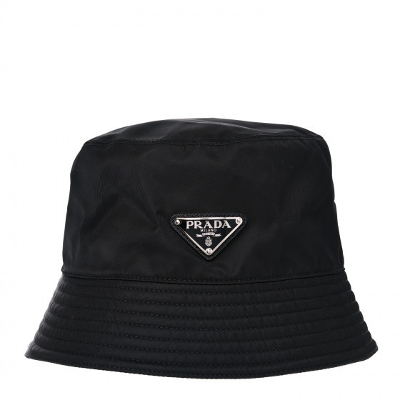 PRADA Re-Nylon Bucket Hat L Black | Fashionphile
