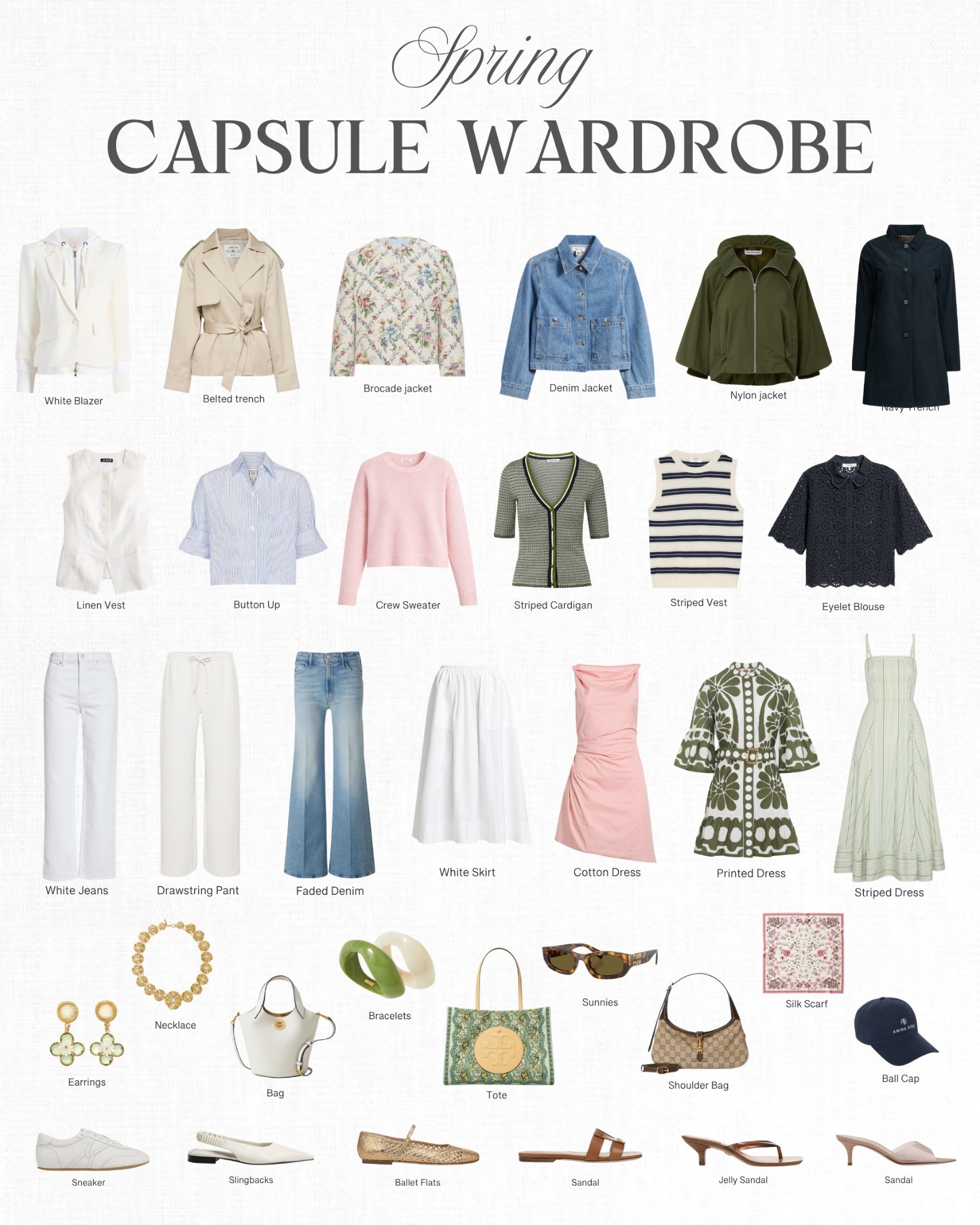 Spring capsule wardrobe!! These are the perfect pieces that will make up your spring wardrobe! I highly recommend all of these! 🌸⭐️

#LTKmomlife #LTKSeasonal #LTKOver40