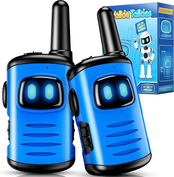 Kids Walkie Talkies Toys for Boys: comedyfun Mini Robots Walkies Talkies 2 Pack Christmas Birthda... | Amazon (US)