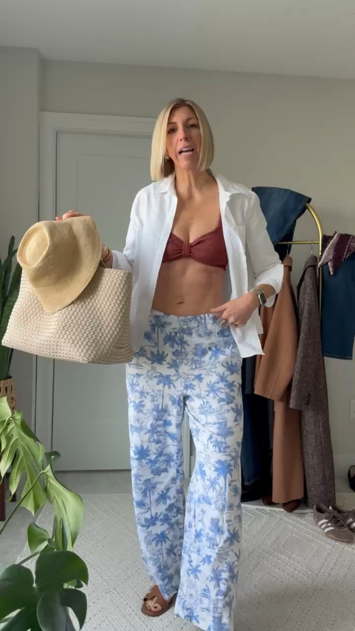 Styling the Target pants as resort wear! They’re giving me farm Rio vibes for only $30!! Wearing a size medium

#LTKootd #LTKSeasonal #LTKTravel