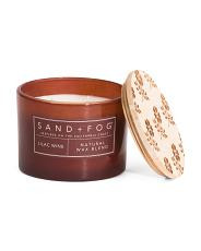 12oz lilac wine scented candle with carved lid | TJ Maxx