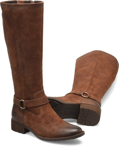 Womens Saddler in Rust (tobacco) Distressed | Born Shoes