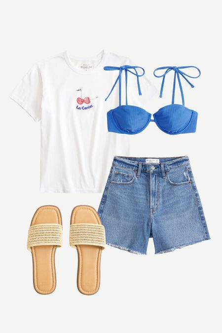Abercrombie summer outfit inspo! Perfect for beach days

#LTKSpringSale #LTKswim