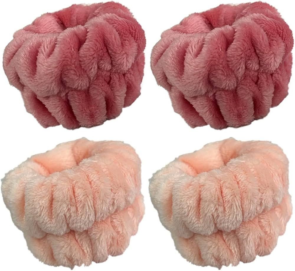 2 Pairs Wrist Washband for Women Girls, Wrist Spa Washband Absorbent Wristbands, Band Wristbands ... | Amazon (US)