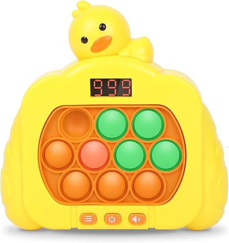 Quick Push Pop Game Fidget Toys, 12 Modes LED Screen Light Up Fast Push Bubble Game, Handheld Spe... | Amazon (US)