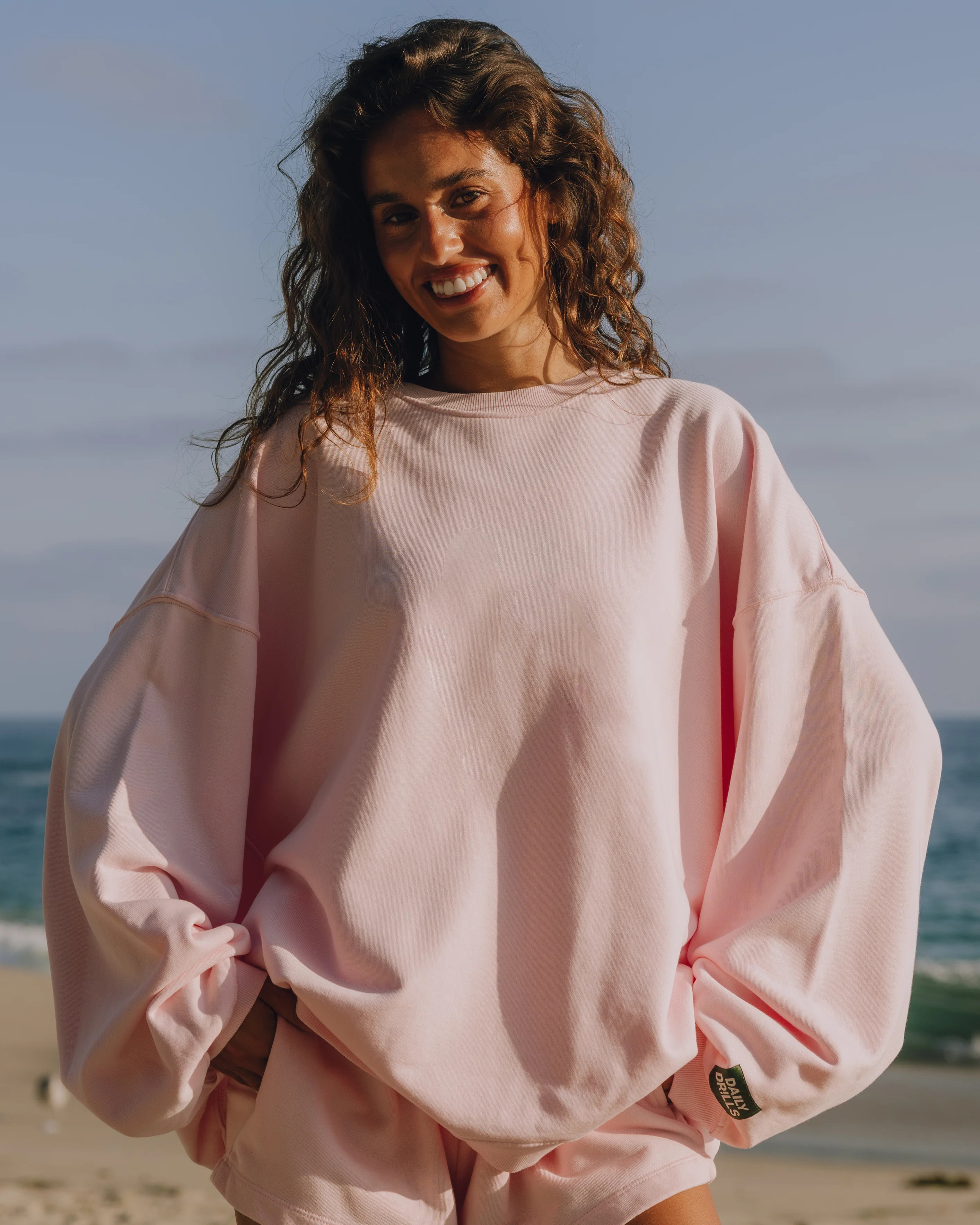 Unisex Oversized Crew - Cupid | Daily Drills LLC