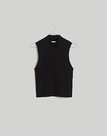 The Signature Knit  Mockneck Sweater Tank | Madewell