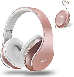 ZIHNIC Bluetooth Headphones Over-Ear, Foldable Wireless and Wired Stereo Headset Micro SD/TF, FM ... | Amazon (US)