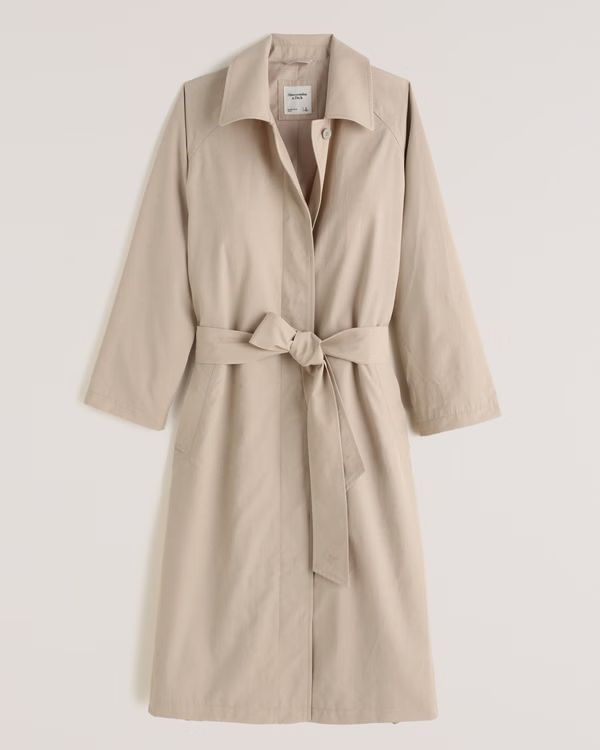 Drapey Mac Coat | Abercrombie & Fitch (US)