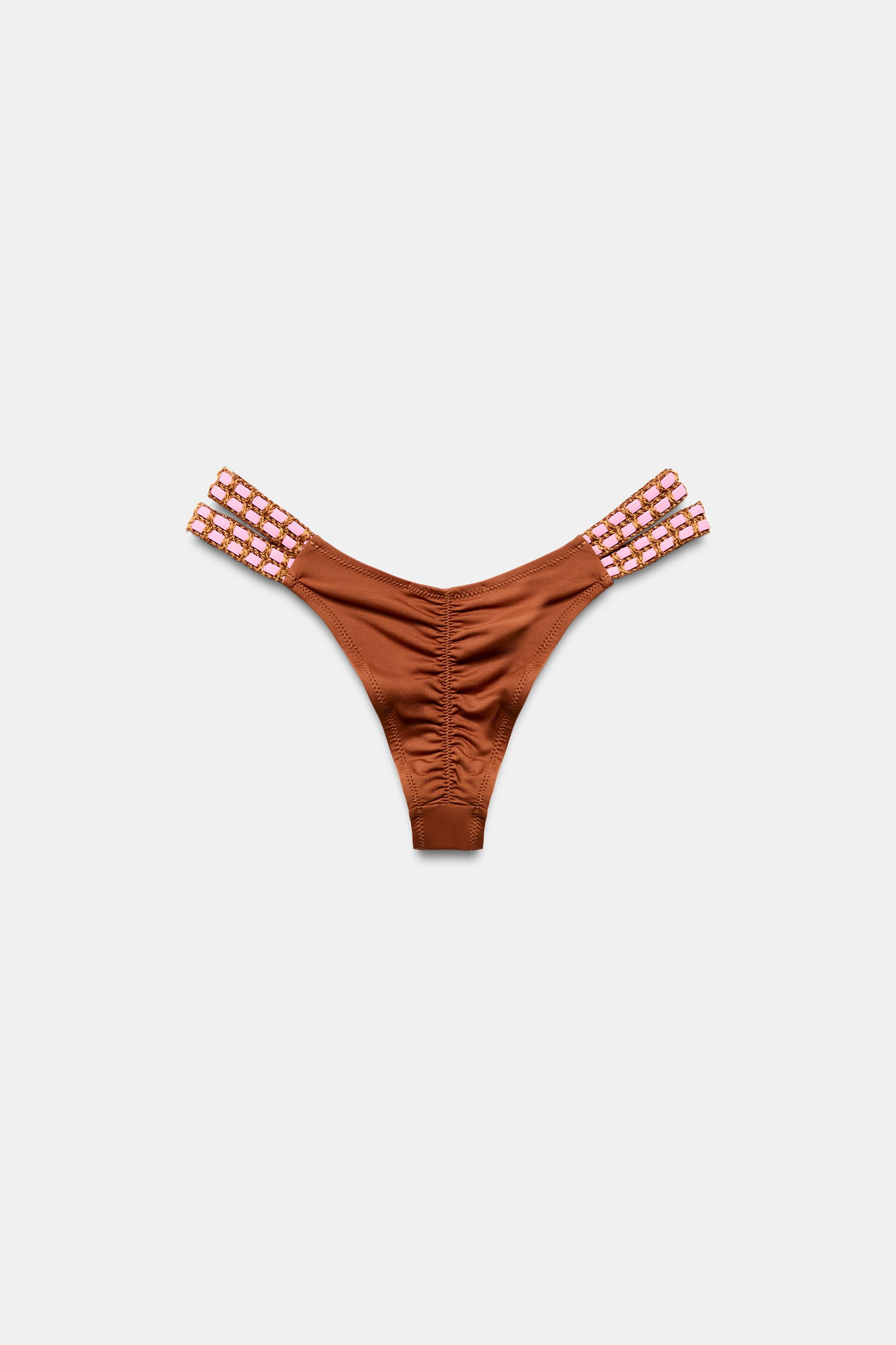 CROCHET BIKINI BOTTOMS | Zara US