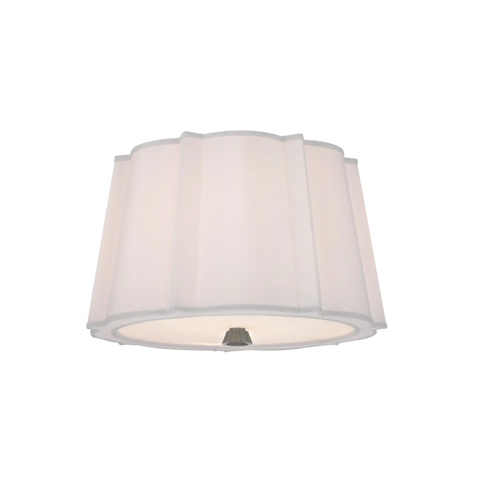 Aurora Flush Mount in Polished Nickel | Brooke and Lou