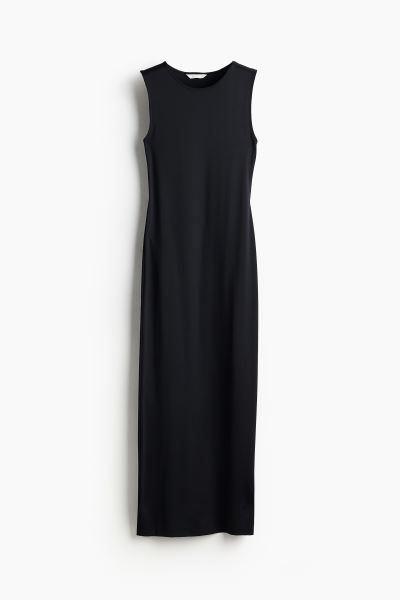 Microfiber Maxi Dress - Dark beige - Ladies | H&M US | H&M (US + CA)