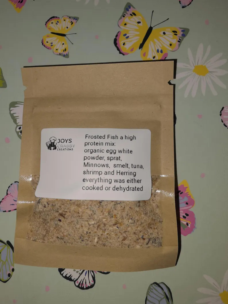 High Protein Hermit Crab Food: Frosted Fish Mix - Etsy | Etsy (Global)