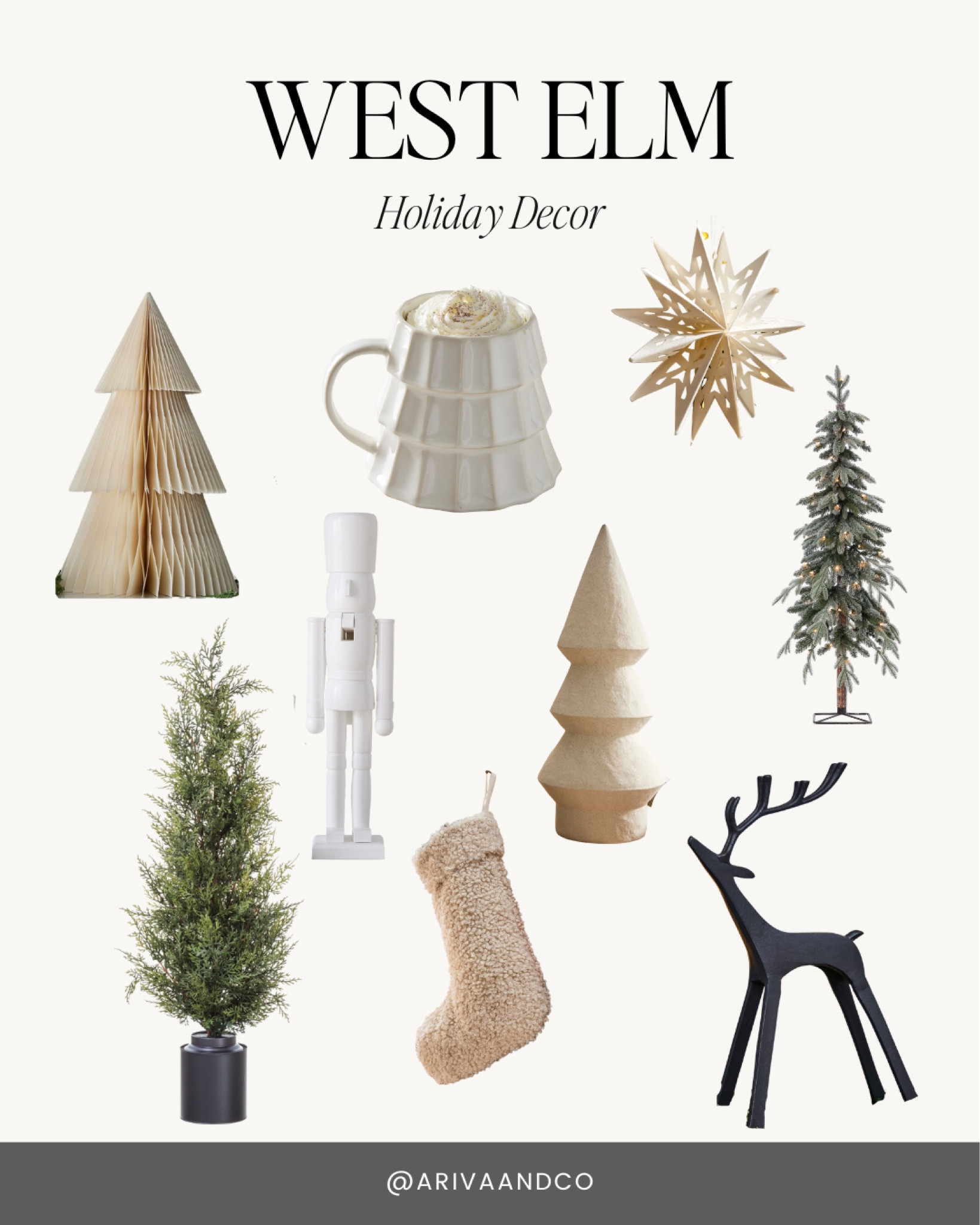 West Elm holiday decor, Christmas decor 

#LTKhome #LTKSeasonal #LTKHoliday