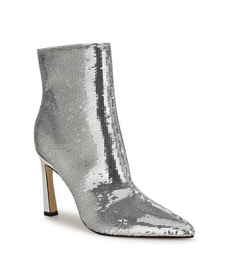 Women's Baey Pointy Toe Tapered Heel Dress Ankle Booties | Macy's