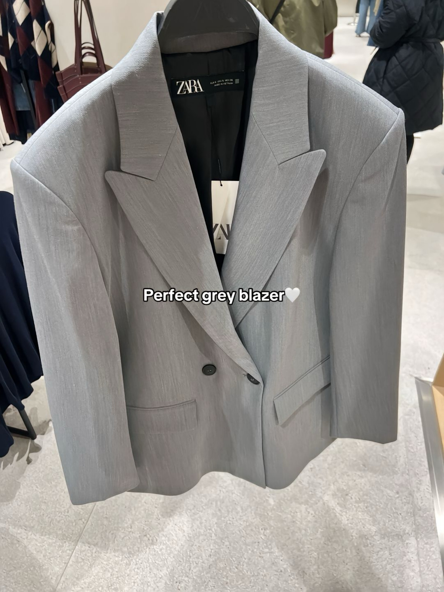 Perfect grey blazer zara 

#LTKstyletip #LTKeurope #LTKFashionMonth