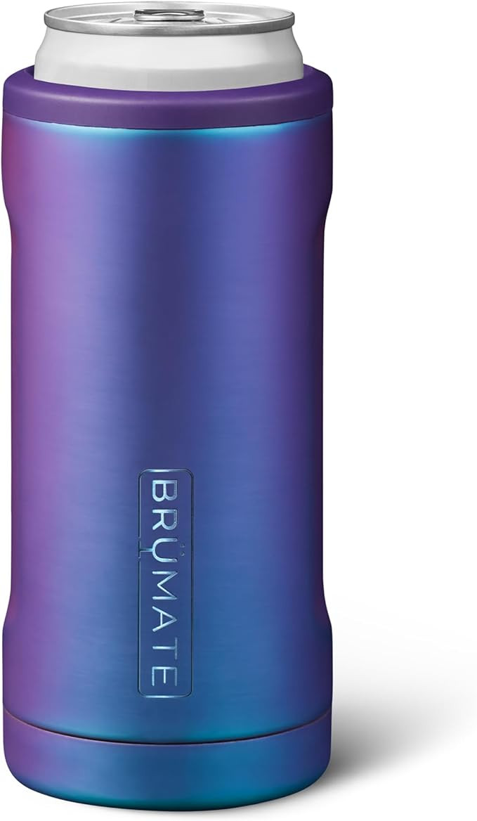 BrüMate Hopsulator Slim Can Cooler Insulated for 12oz Slim Cans | Skinny Can Insulated Stainless... | Amazon (US)