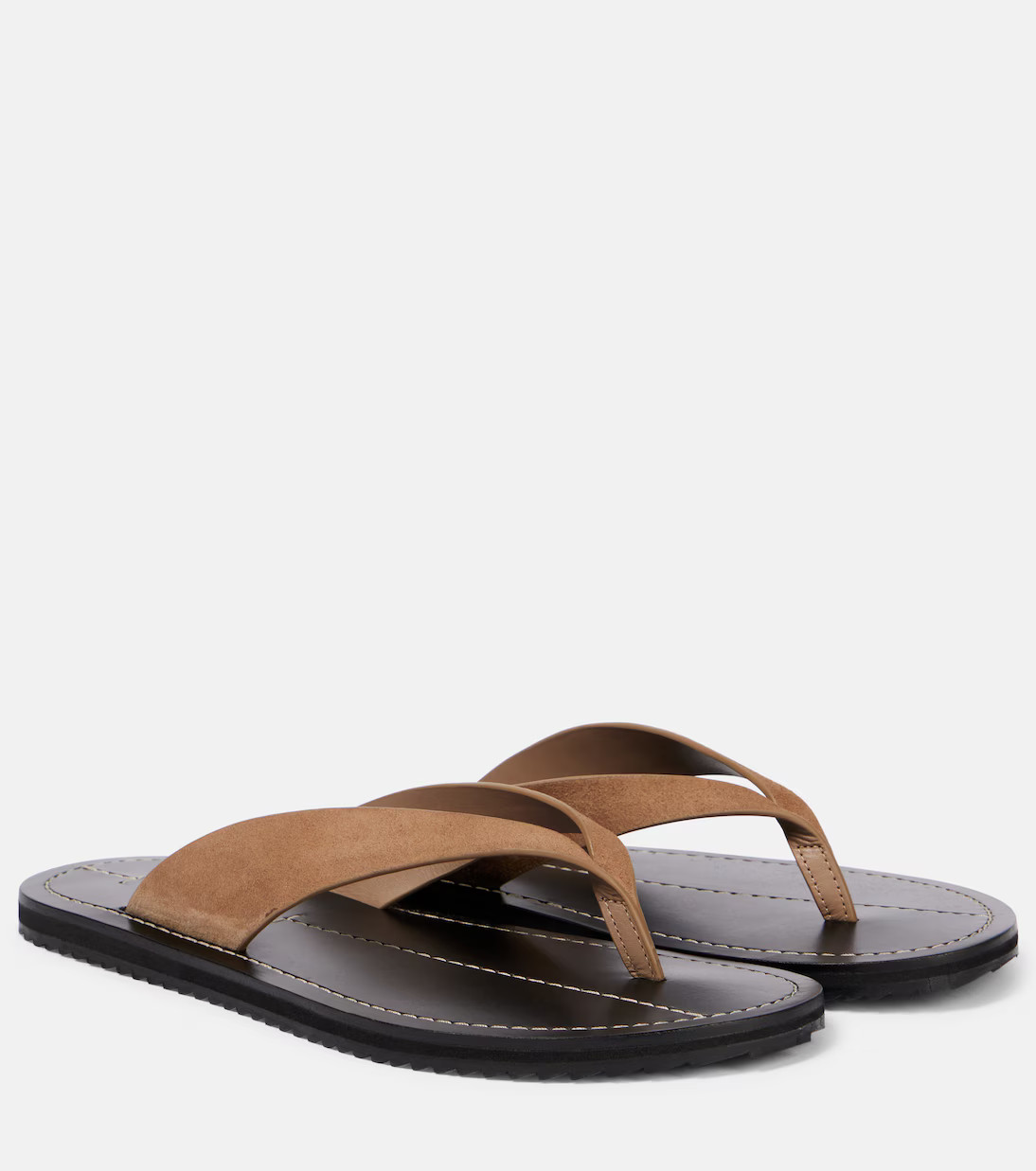 Flora suede thong sandals | Mytheresa (US/CA)