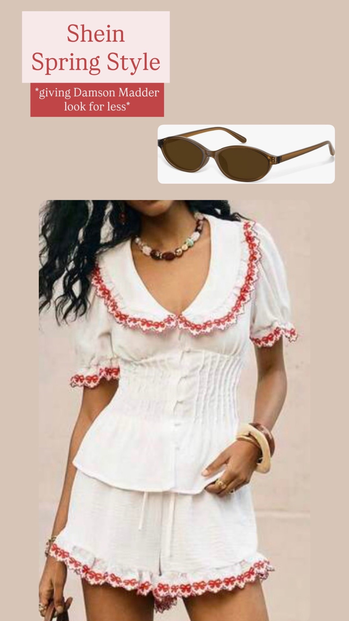 Shein finds, shein fashion, shein style, shein two piece set, shein spring fashion, shein look for less, spring spring sets, shein accessories, shein necklace, shein preppy fashion

#LTKootd #LTKSaleAlert #LTKmomlife