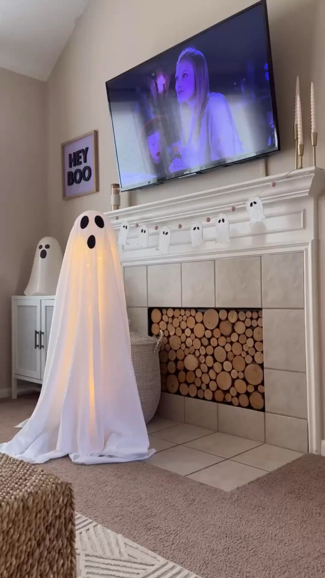 Back in stock!  These light up ghost kits are easy to assemble & store.  On sale right now.

#LTKSeasonal