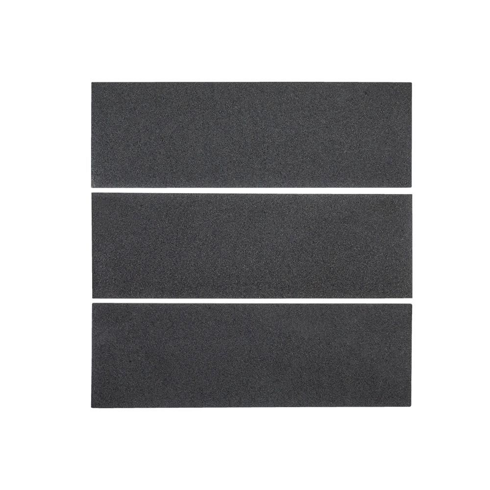 Basalt Gray 4 in. x 12 in. Honed Basalt Floor and Wall Tile (1 sq. ft. / pack) | The Home Depot