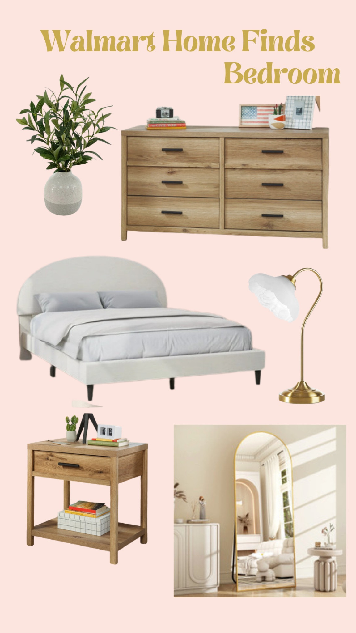 Walmart bedroom decor finds during the summer sale - most of these items are included!! 

#LTKSummerSales #LTKHome #LTKSaleAlert