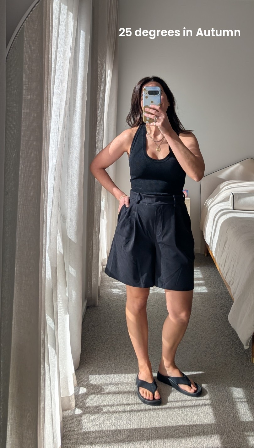 I didn’t think I would have gone from a puffer jacket last week to a singlet and shorts this week but here I am.

In some of my favourite pieces

#LTKaustralia
