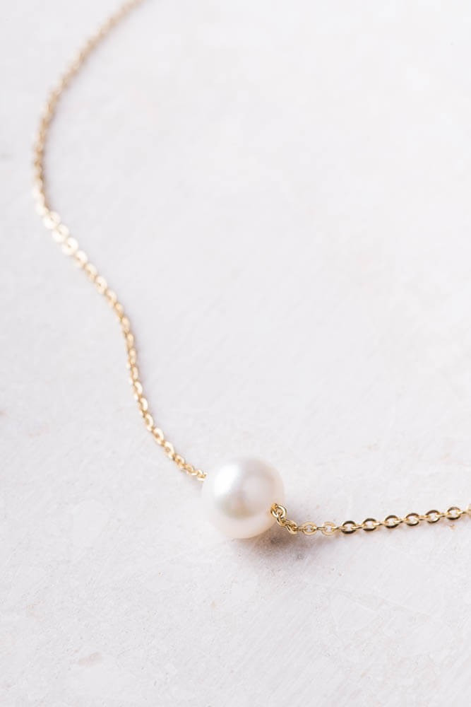 Katherine; Gold & Pearl Necklace | Starfish Project