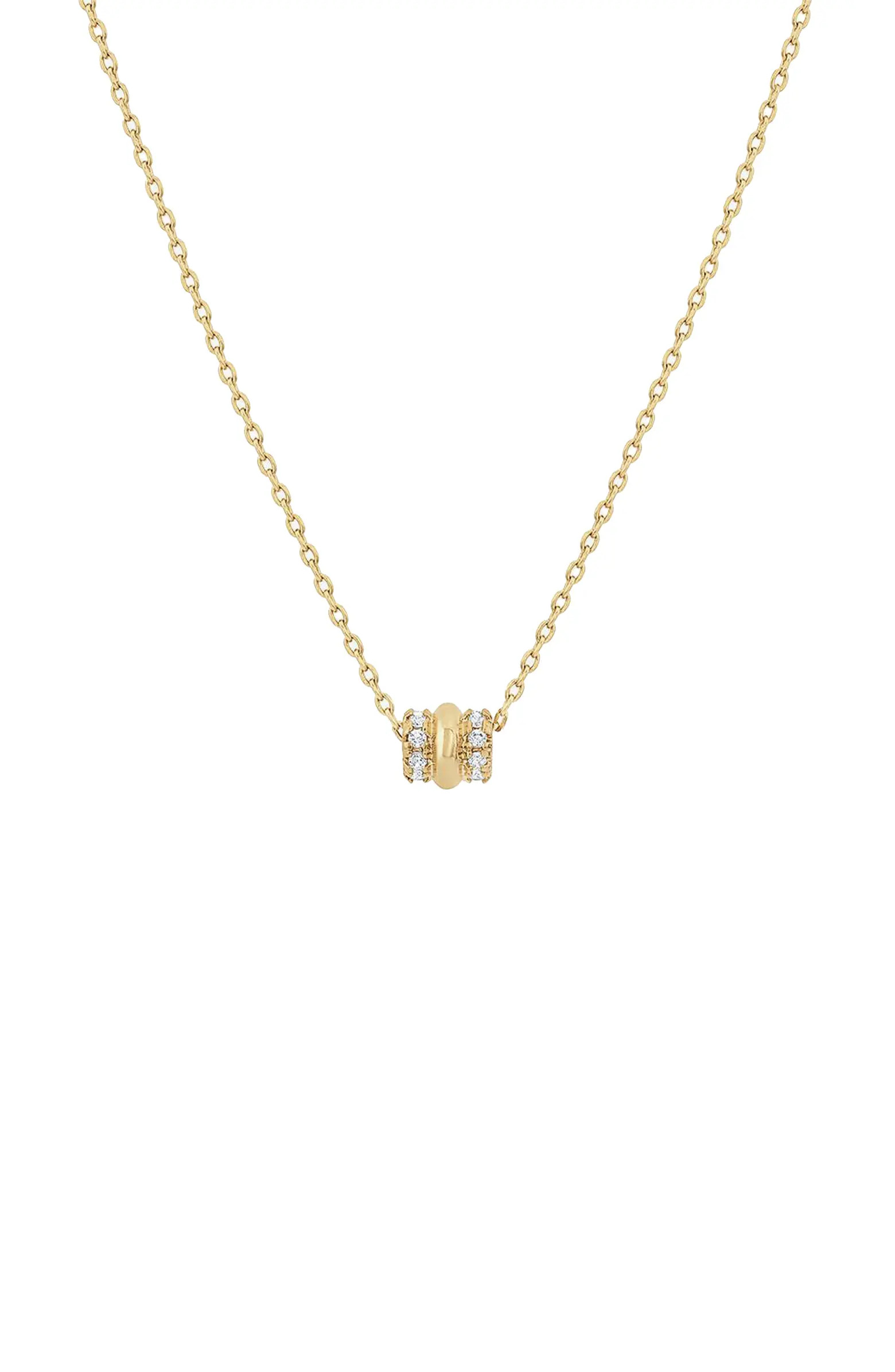 14k Gold Plated Rolly Necklace Minimalist Dainty Trendy Design | Nordstrom