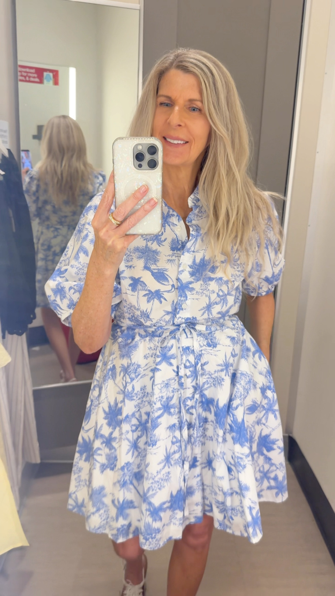 Target has the best Dresses for Summer! Blue & white  trending toile print above knee cotton poplin shirtdress - collared, button-down front, balloon short sleeves, waist tie belt & pockets! Also in yellow print. And some favorite sandals for Summer!! Perfect Mother’s Day gift, brunch, Sunday best, Summer vacation dress! #LTKMothersDay

#LTKootd #LTKTravel