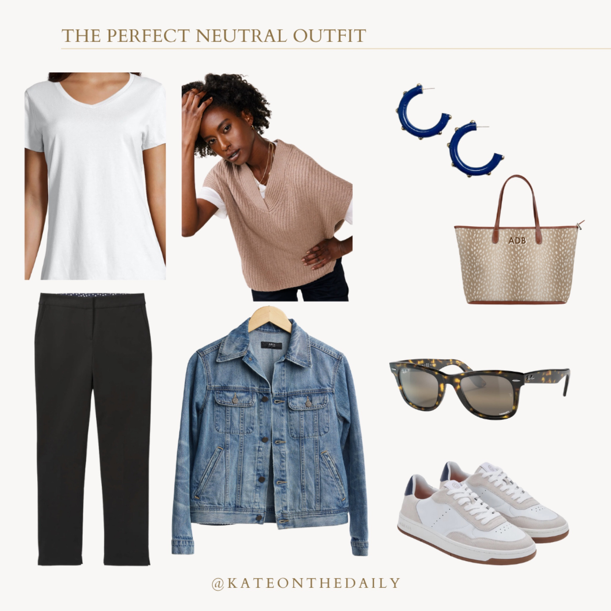 The perfect neutral outfit!! Shop my MAE Wearable Art choice on my IG: @kateonethedaily ✨

#LTKunder100 #LTKstyletip #LTKworkwear