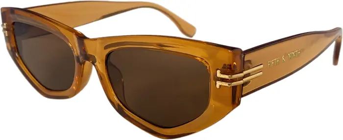 Wren 52mm Polarized Geometric Sunglasses | Nordstrom