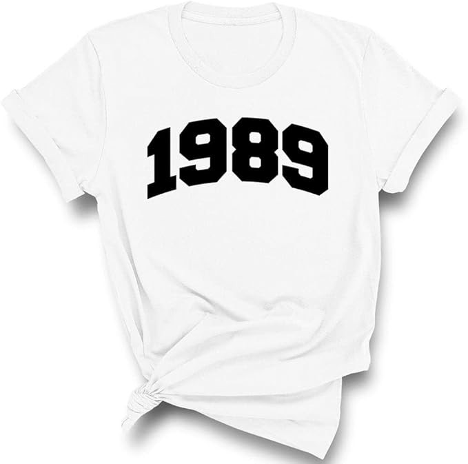 TeesAndTankYou College Style 1989 Shirt Unisex | Amazon (US)